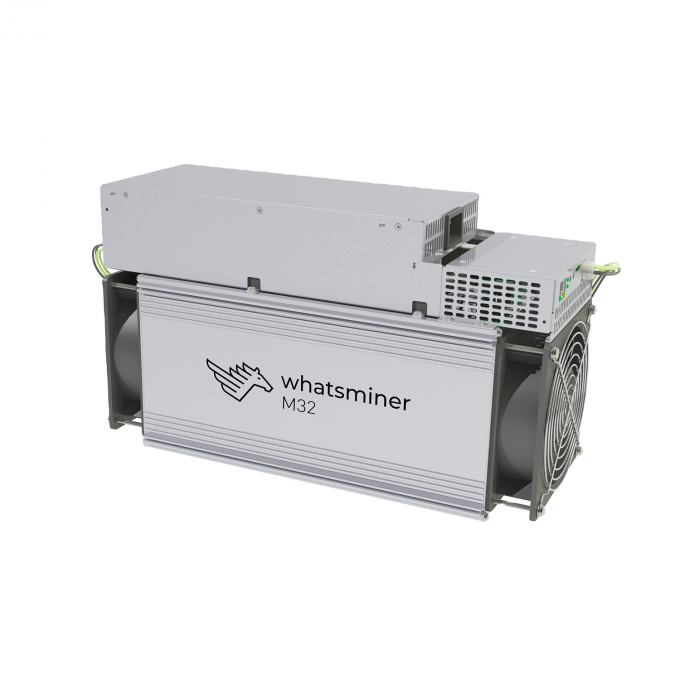 192 μηχανή μεταλλείας Whatsminer M32 66T 3300W BTC ΜΠΙΤ 3
