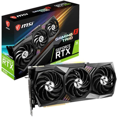 24GB GeForce RTX 3090 τηλεοπτικές κάρτες εγκαταστάσεων γεώτρησης μεταλλείας υψηλής επίδοσης GDDR6 καρτών γραφικών