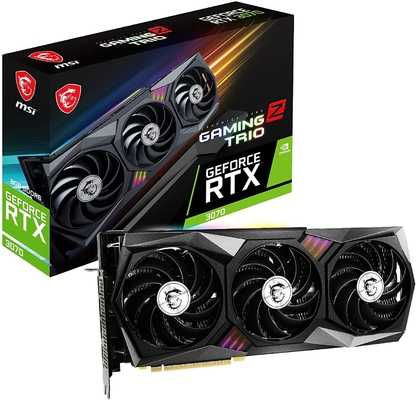 GeForce RTX 3070 διακοσοπενηνταεξάμπιτη κάρτα μεταλλείας καρτών γραφικών GDRR6 εγκαταστάσεων γεώτρησης μεταλλείας 8GB