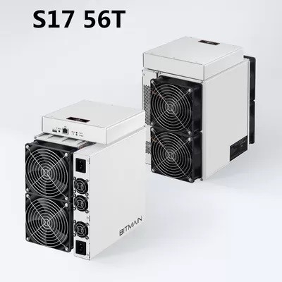 Υπέρ 56ο χρησιμοποιημένος 2212W ανθρακωρύχος Sha-256 Antminer S17 ανθρακωρύχων BTC μηχανή μεταλλείας BTC