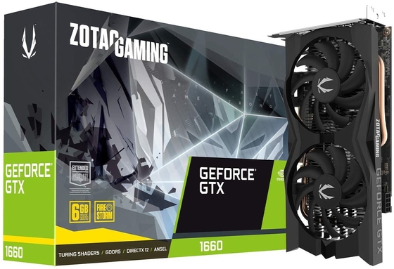 192Bit κάρτα γραφικών GeForce GTX 1660 6GB GDDR5 τυχερού παιχνιδιού καρτών γραφικών ZOTAC εγκαταστάσεων γεώτρησης μεταλλείας