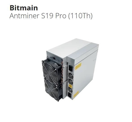 Μηχανή μεταλλείας Bitcoin Asic Bitmain Antminer S19/S19pro/S19J υπέρ 110t 104t 100t 96t 95t